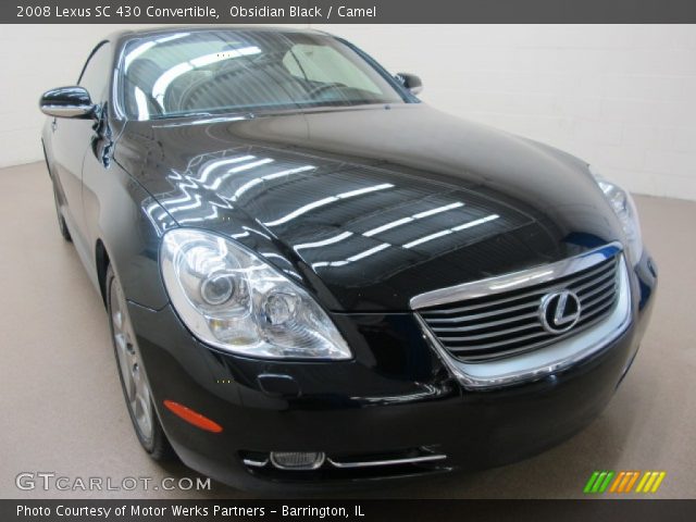 2008 Lexus SC 430 Convertible in Obsidian Black