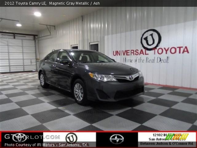 2012 Toyota Camry LE in Magnetic Gray Metallic
