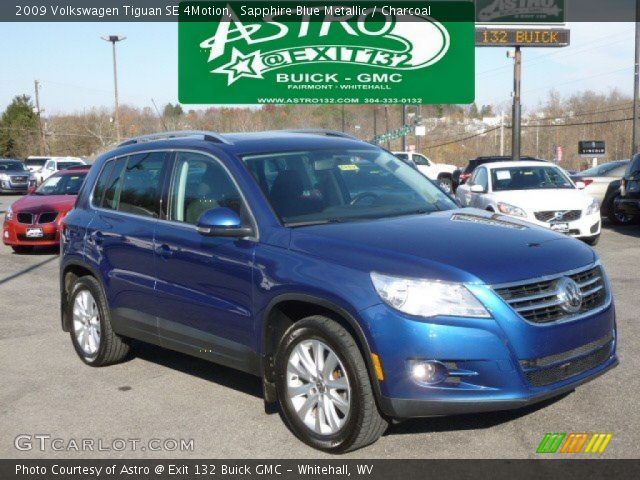 2009 Volkswagen Tiguan SE 4Motion in Sapphire Blue Metallic
