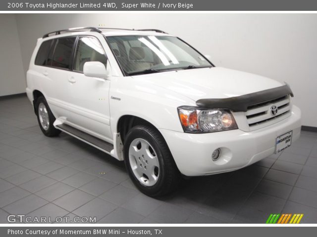 2006 Toyota Highlander Limited 4WD in Super White