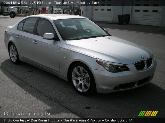 2004 BMW 5 Series 545i Sedan in Titanium Silver Metallic