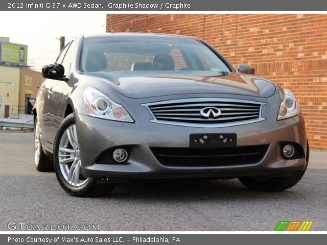 2012 Infiniti G 37 x AWD Sedan in Graphite Shadow