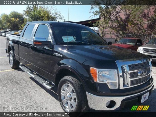 2009 Ford F150 Lariat SuperCrew in Black