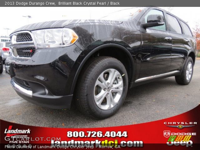 2013 Dodge Durango Crew in Brilliant Black Crystal Pearl