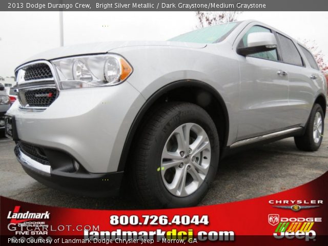 2013 Dodge Durango Crew in Bright Silver Metallic