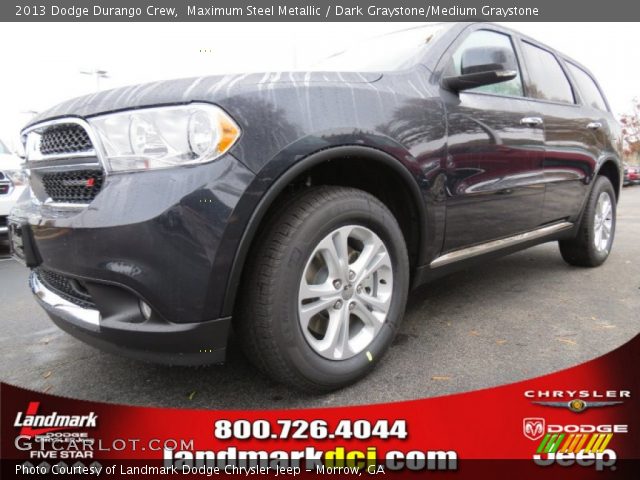 2013 Dodge Durango Crew in Maximum Steel Metallic