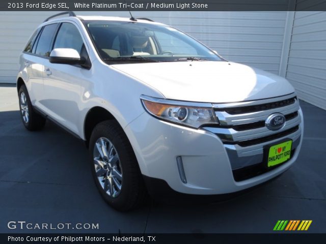 2013 Ford Edge SEL in White Platinum Tri-Coat