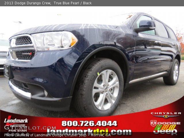 2013 Dodge Durango Crew in True Blue Pearl