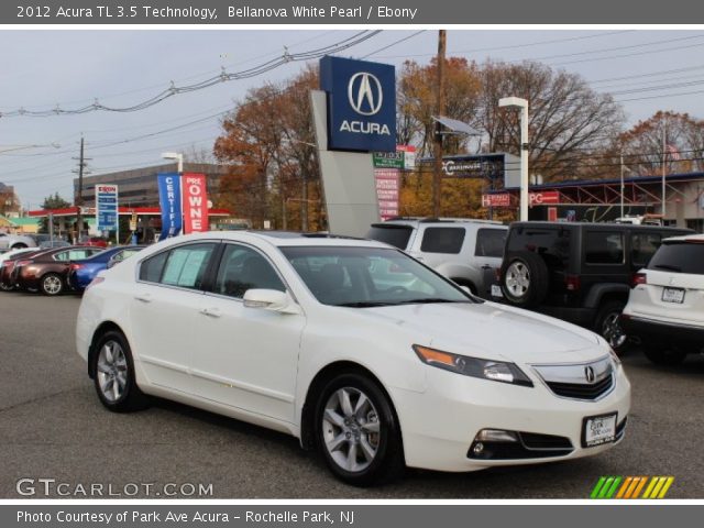 2012 Acura TL 3.5 Technology in Bellanova White Pearl