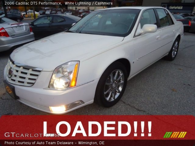 2006 Cadillac DTS Performance in White Lightning