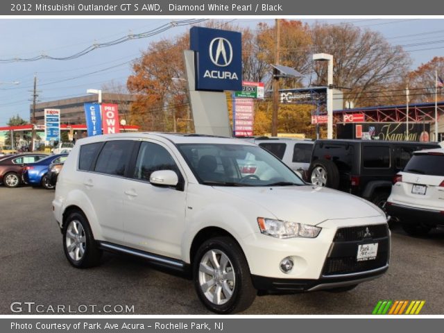 2012 Mitsubishi Outlander GT S AWD in Diamond White Pearl