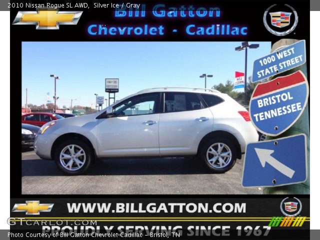 2010 Nissan Rogue SL AWD in Silver Ice