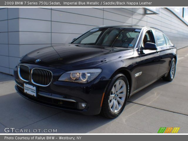 2009 BMW 7 Series 750Li Sedan in Imperial Blue Metallic