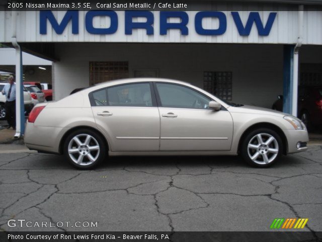 2005 Nissan Maxima 3.5 SE in Coral Sand Metallic