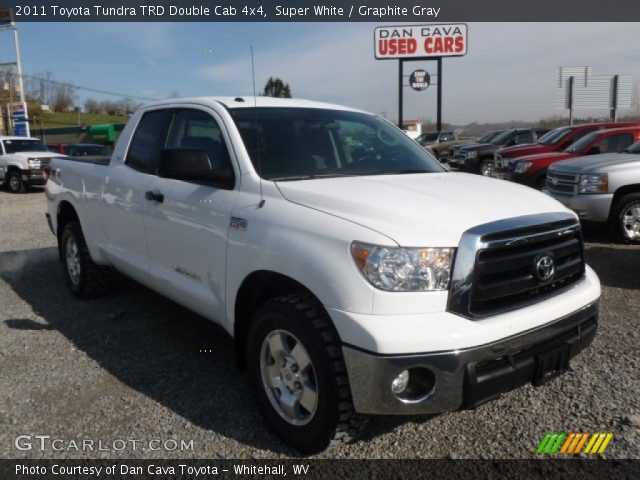 2011 Toyota Tundra TRD Double Cab 4x4 in Super White