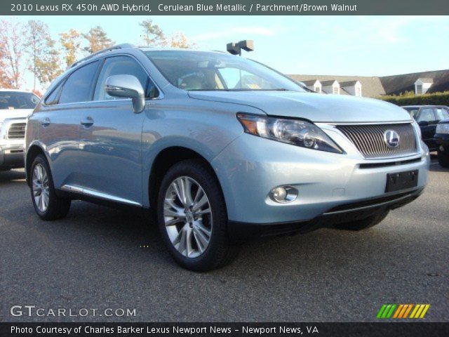 2010 Lexus RX 450h AWD Hybrid in Cerulean Blue Metallic