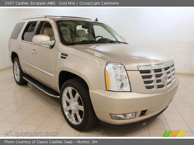 2007 Cadillac Escalade AWD in Gold Mist