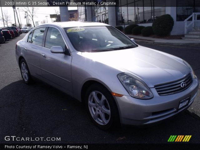 2003 Infiniti G 35 Sedan in Desert Platinum Metallic
