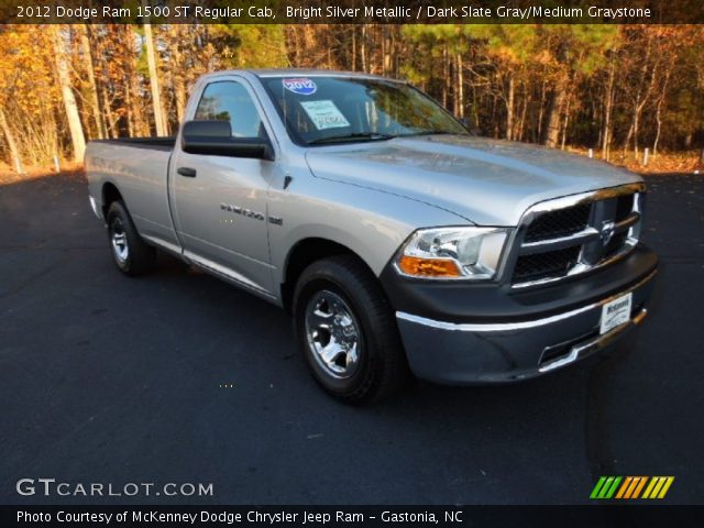 2012 Dodge Ram 1500 ST Regular Cab in Bright Silver Metallic