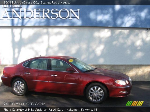 2008 Buick LaCrosse CXL in Scarlett Red