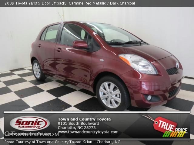 2009 Toyota Yaris 5 Door Liftback in Carmine Red Metallic