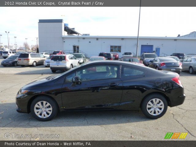 2012 Honda Civic LX Coupe in Crystal Black Pearl