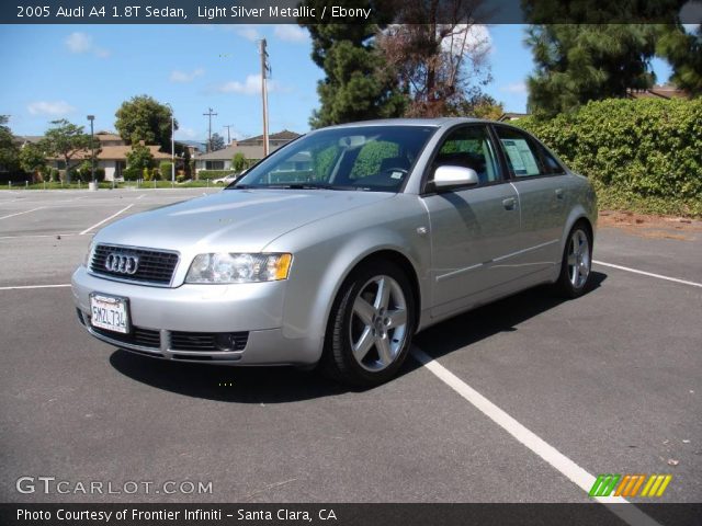 2005 Audi A4 1.8T Sedan in Light Silver Metallic