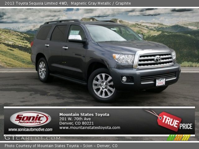 2013 Toyota Sequoia Limited 4WD in Magnetic Gray Metallic