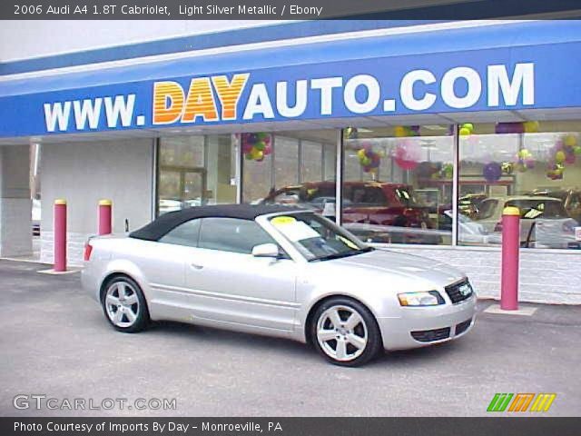 2006 Audi A4 1.8T Cabriolet in Light Silver Metallic