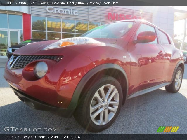 2011 Nissan Juke SL AWD in Cayenne Red