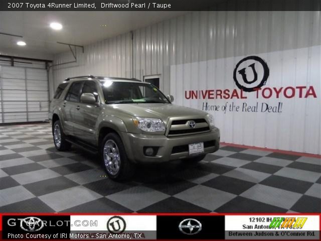 2007 Toyota 4Runner Limited in Driftwood Pearl