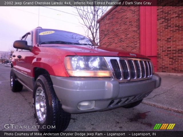 2002 Jeep Grand Cherokee Laredo 4x4 in Inferno Red Tinted Pearlcoat