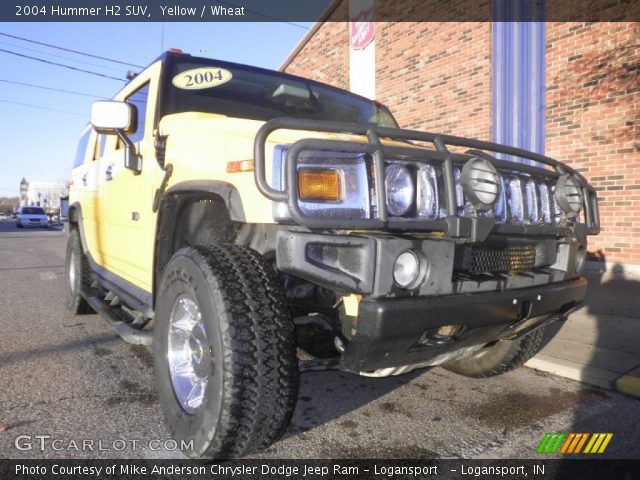 2004 Hummer H2 SUV in Yellow