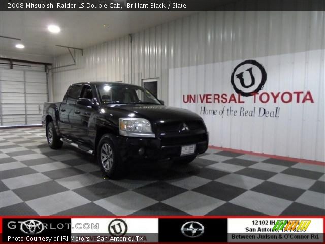 2008 Mitsubishi Raider LS Double Cab in Brilliant Black