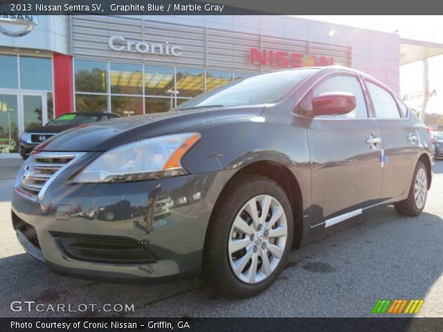 2013 Nissan Sentra SV in Graphite Blue