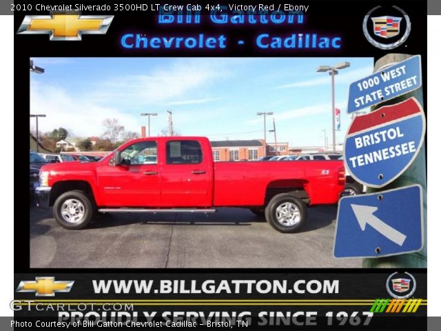 2010 Chevrolet Silverado 3500HD LT Crew Cab 4x4 in Victory Red