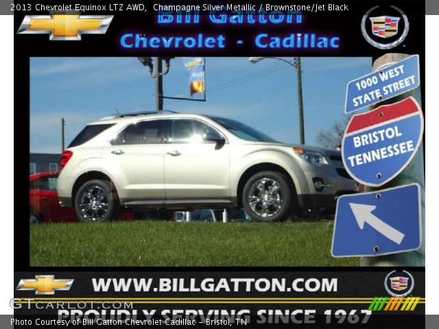 2013 Chevrolet Equinox LTZ AWD in Champagne Silver Metallic