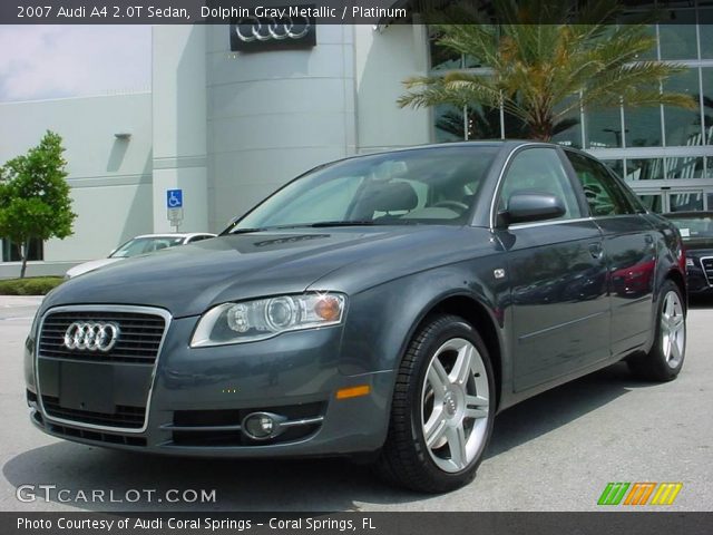 2007 Audi A4 2.0T Sedan in Dolphin Gray Metallic