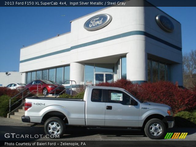 2013 Ford F150 XL SuperCab 4x4 in Ingot Silver Metallic