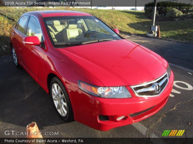 2008 Acura TSX Sedan in Milano Red