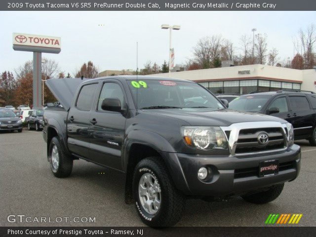 2009 Toyota Tacoma V6 SR5 PreRunner Double Cab in Magnetic Gray Metallic