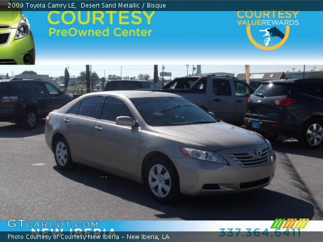 2009 Toyota Camry LE in Desert Sand Metallic