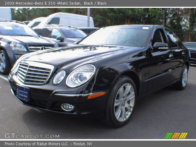 2009 Mercedes-Benz E 350 4Matic Sedan in Black