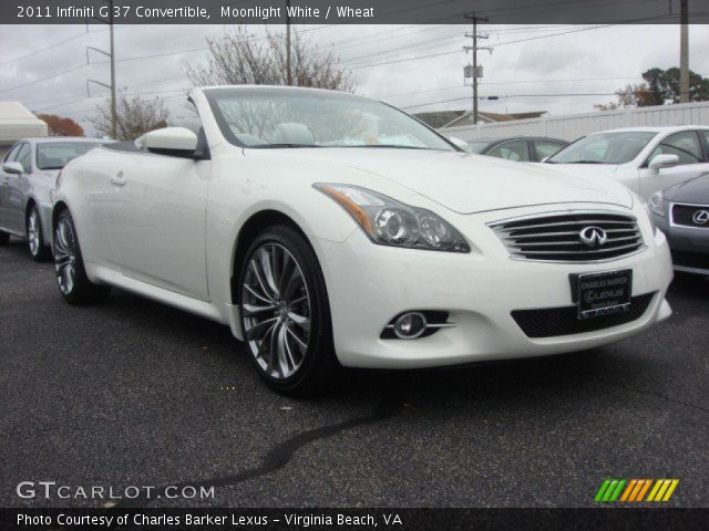2011 Infiniti G 37 Convertible in Moonlight White