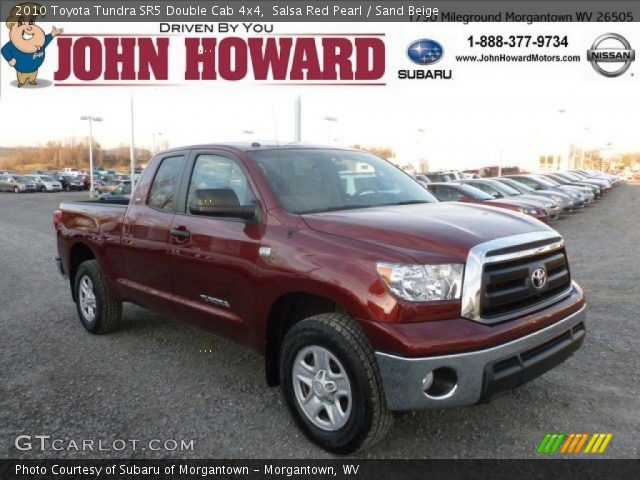 2010 Toyota Tundra SR5 Double Cab 4x4 in Salsa Red Pearl