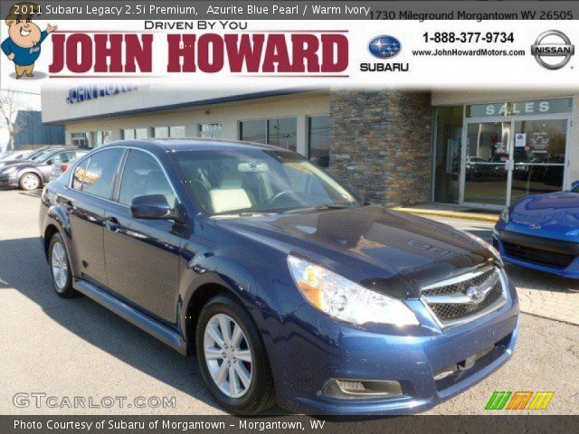 2011 Subaru Legacy 2.5i Premium in Azurite Blue Pearl