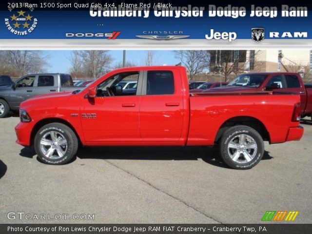 2013 Ram 1500 Sport Quad Cab 4x4 in Flame Red