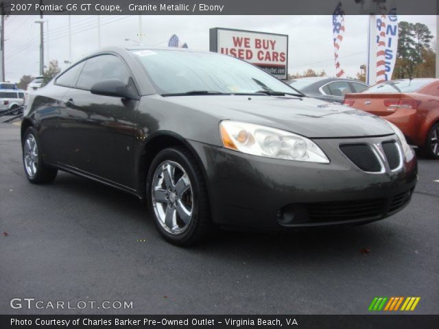 2007 Pontiac G6 GT Coupe in Granite Metallic