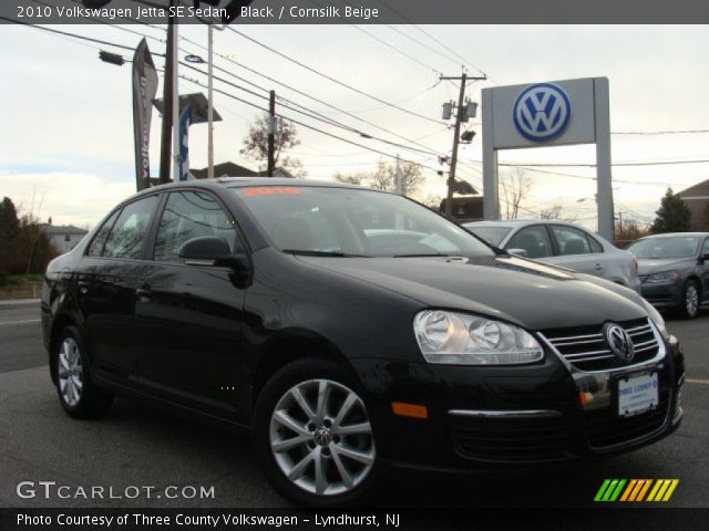 2010 Volkswagen Jetta SE Sedan in Black