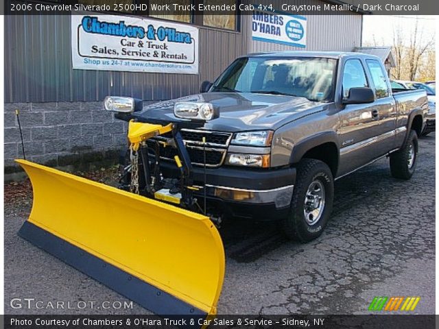 2006 Chevrolet Silverado 2500HD Work Truck Extended Cab 4x4 in Graystone Metallic